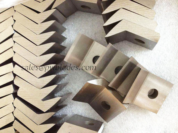 Plastic crusher blade 