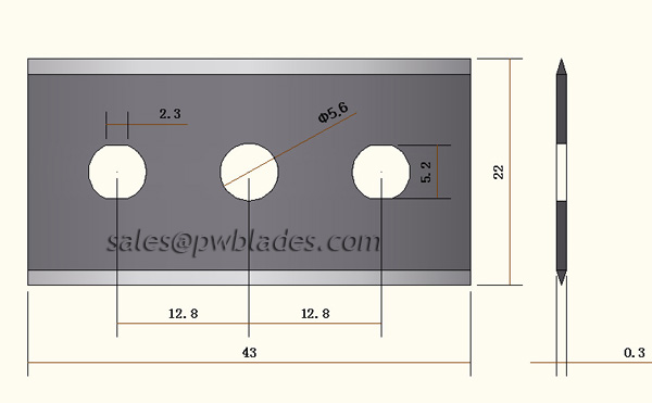 3-hole blades